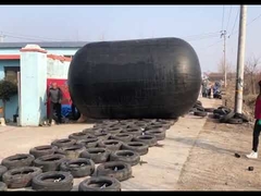 Các bước lắp đặt vỏ lốp cho chắn bùn cao su bơm hơi