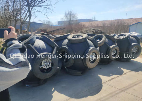 Chất lượng Tuổi thọ dài 24 tháng Thiết kế chắn bùn cao su hàng hải khí nén nổi 80kpa Sử dụng trong 10 năm nhà máy sản xuất