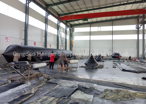 Chất lượng Túi khí cao su hàng hải được chứng nhận ISO 14409 với 4-12 lớp để hạ thủy và cập cảng nhà máy sản xuất