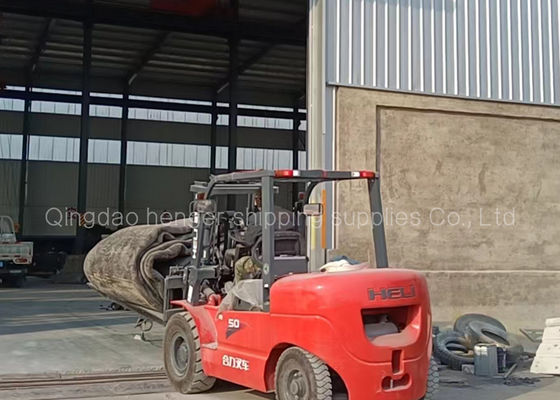 Chất lượng Giấy chứng nhận DNV Túi khí cao su hàng hải khí nén 1,8x12m để hạ thủy tàu nhà máy sản xuất