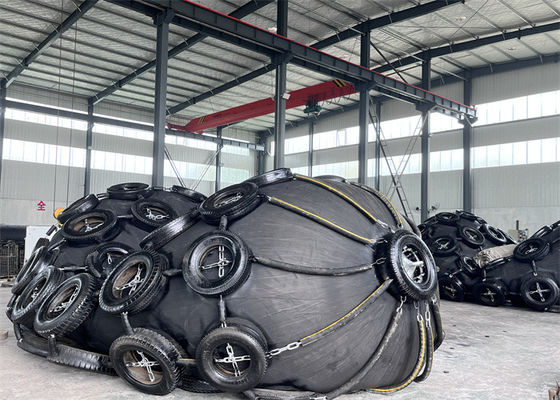 Chất lượng Tàu biển kiểu Yokohama loại lưới loại cao su khí nén tiêu chuẩn ISO 17357 nhà máy sản xuất