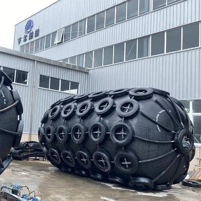 Chất lượng Phao cao su khí nén BV CCS đạt chứng nhận ISO17357 với áp suất bên trong 50Kpa 80Kpa cho bảo vệ nổi trên biển nhà máy sản xuất