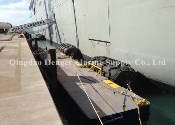 Chất lượng Tấm chắn cao su khí nén bằng cao su tự nhiên có độ đàn hồi cao tuân thủ ISO 17357 cho mục đích chống va chạm tại cảng Nhà máy