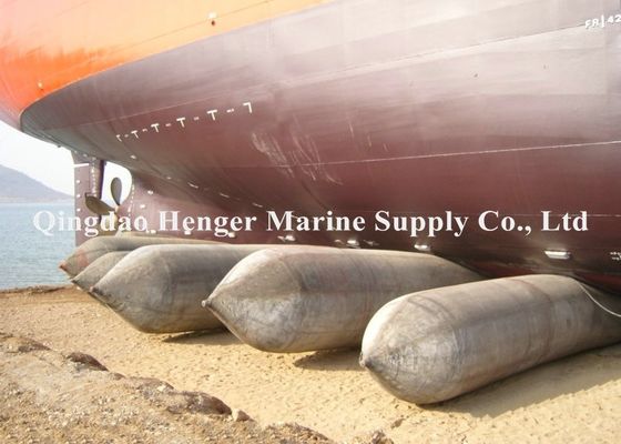 Chất lượng HENGER Heavy Duty Marine Rubber Airbag với 4-12 lớp dây lốp tổng hợp để phóng tàu an toàn, đường kính 0,8-3 M và chiều dài 4-25 M nhà máy sản xuất