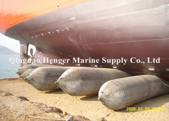 Chất lượng HENGER Heavy Duty Marine Rubber Airbag với 4-12 lớp dây lốp tổng hợp để phóng tàu an toàn, đường kính 0,8-3 M và chiều dài 4-25 M nhà máy sản xuất