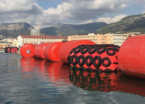 Chất lượng ISO 17357 Certified EVA Foam Filled Fender with Customizable Density 70-110kg/m³ and 0.5m-4.8m Diameter for Marine Use Nhà máy