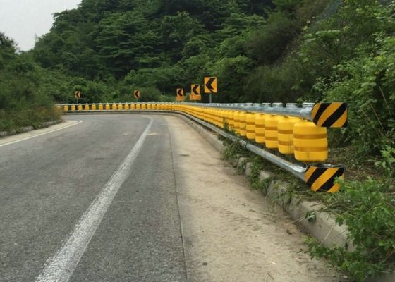 Chất lượng Màu đỏ an toàn bảo vệ Roller Barrier Đối với Tunnel Tunnel Tunnel Entrance nhà máy sản xuất