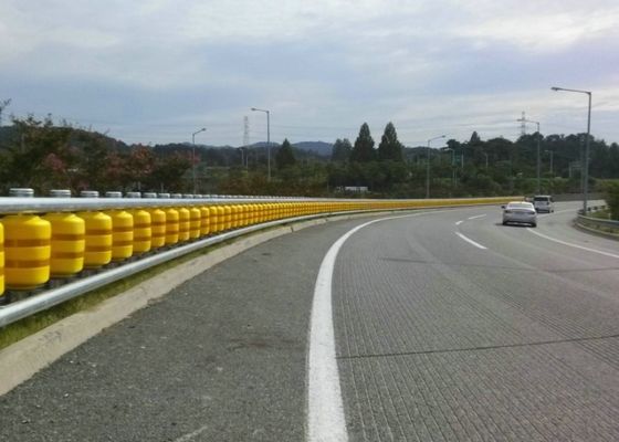 Chất lượng Pu Foam đường cong đường lăn rào cản, 500mm chiều cao Rolling Road Barrier nhà máy sản xuất