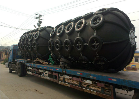 Chất lượng 4,5 * 9m Nổi chống ăn mòn Cao su khí nén CCS Giấy chứng nhận BV nhà máy sản xuất