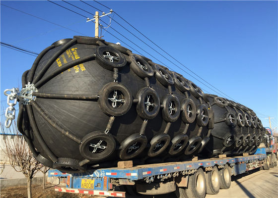 Chất lượng Máy bay Lốp cao su Marine Fender Chống nổ 0,05MPa / 0,08MPa Áp suất bên trong ban đầu nhà máy sản xuất