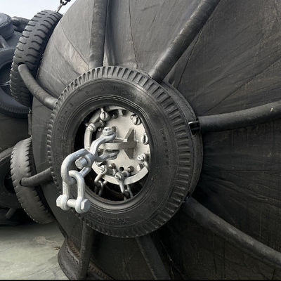 Chất lượng ISO 17357 Certified Natural Rubber Pneumatic Fender with 50Kpa Working Pressure for Marine Safety Nhà máy