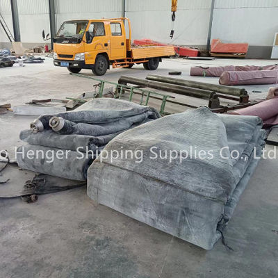 Chất lượng Túi khí cao su hàng hải đen an toàn hiệu quả xanh bảo vệ môi trường nhà máy sản xuất