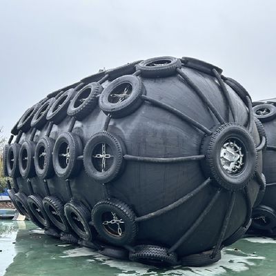 Chất lượng ISO 17357 Certified Natural Rubber Pneumatic Fender with 50Kpa Working Pressure for Marine Safety Nhà máy