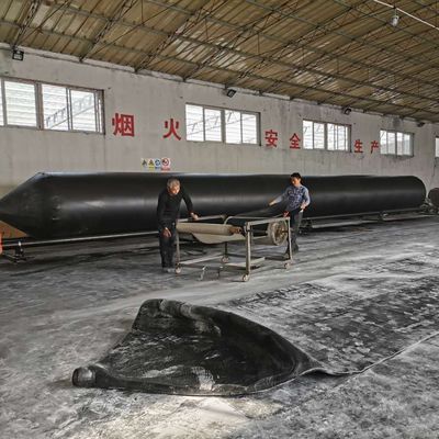 Chất lượng Túi khí cao su hàng hải Henger ISO14409 để hạ thủy tàu nhà máy sản xuất