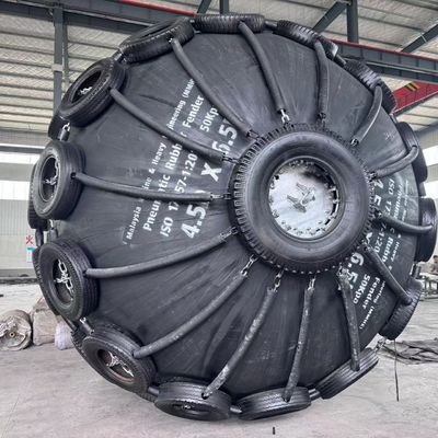 Chất lượng Áp suất bên trong ban đầu 80kpa, Loại lưới chắn bùn biển lý tưởng cho việc hấp thụ va chạm tàu biển và hệ thống an toàn bến tàu nhà máy sản xuất