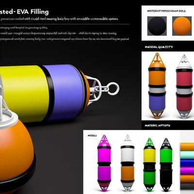 Chất lượng Thép Mooring Buoy với EVA điền - tùy chỉnh kích thước & màu sắc nhà máy sản xuất