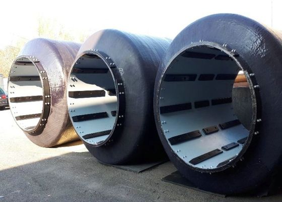 Chất lượng 4000MM 1110KN Polyurethane EVA Bọt đầy Fender hàng hải nhà máy sản xuất