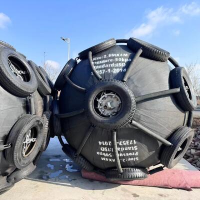 Chất lượng 4.8x12m 50kpa / 80kpa Pneumatic Fenders For Ships nhà máy sản xuất