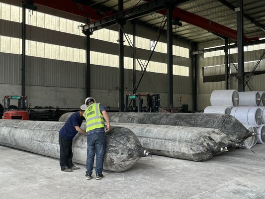 Chất lượng Anti Corrosion Marine Rubber Airbag for Long Term Saltwater Service with 0.8-3 M Diameter Nhà máy