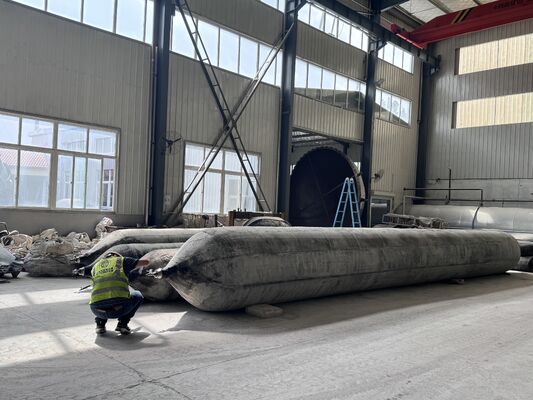 Chất lượng Anti Corrosion Marine Rubber Airbag for Long Term Saltwater Service with 0.8-3 M Diameter Nhà máy