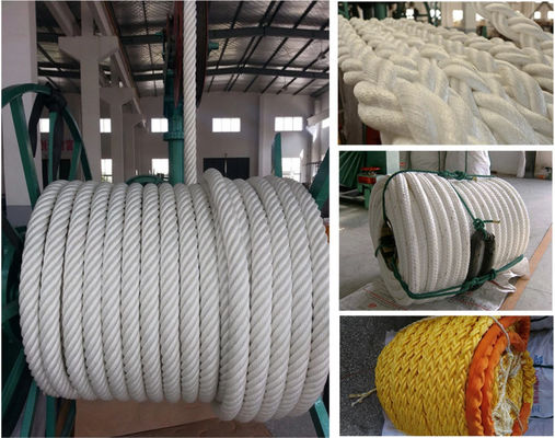 Chất lượng Độ bền cao Mooring Polyester Marine Rope Hấp thụ nước nhà máy sản xuất