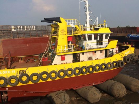 Chất lượng ISO14409 Túi khí cứu hộ hàng hải cao su / Túi khí cứu hộ tàu biển nhà máy sản xuất