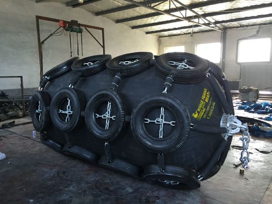Chất lượng 50kpa 2.0D * 3.5L Marine yokohama chắn bùn khí nén Cao su tự nhiên nhà máy sản xuất