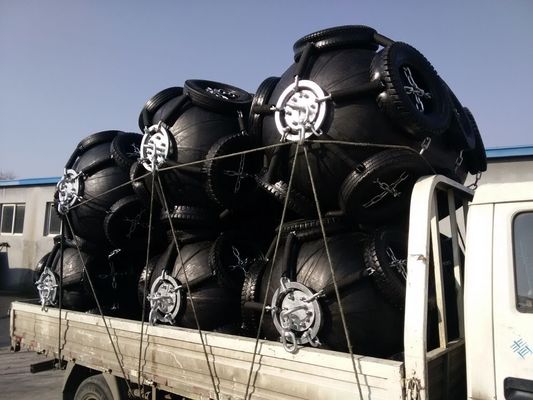 Chất lượng Dây thừng Nets nổi Tấm chắn cao su khí nén Tấm chắn khí nén hàng hải d Loại Fender nhà máy sản xuất