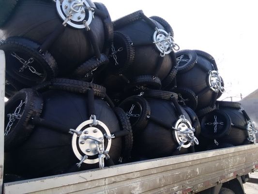 Chất lượng Dây thừng Nets nổi Tấm chắn cao su khí nén Tấm chắn khí nén hàng hải d Loại Fender nhà máy sản xuất