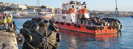 Chất lượng Bệ đỡ cao su hàng hải bằng khí nén được chứng nhận của BV Tàu Yokohama để đóng tàu thuyền đánh cá nhà máy sản xuất