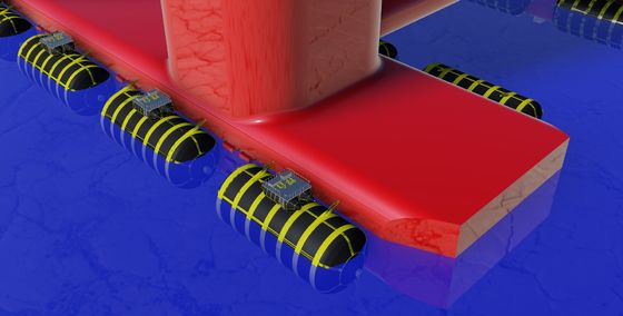 Chất lượng Tàu áp suất thấp ra mắt túi khí Túi khí cao su hàng hải bơm hơi nhà máy sản xuất