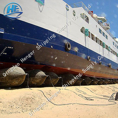 Chất lượng D15 L12m 8 lớp Hạ thủy tàu túi khí hàng hải Túi khí cao su hàng hải nhà máy sản xuất