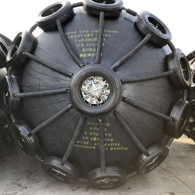 Chất lượng Bệ đỡ cao su hàng hải khí nén Yokohama có thể thổi phồng với lưới xích nhà máy sản xuất