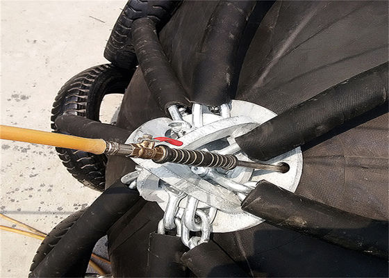 Chất lượng Hàng hải 1.5 * 3m Lốp hàng hải Khí nén Yokohama Fender Loại vỏ bọc nhà máy sản xuất