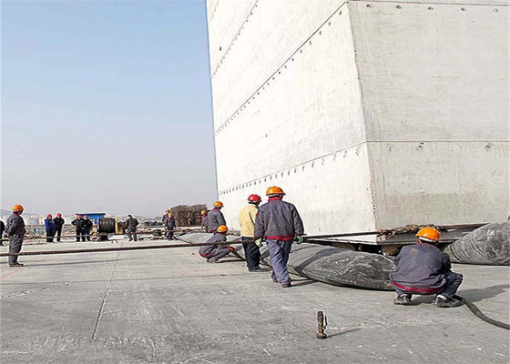 Chất lượng Túi khí cao su hàng hải bơm hơi Vận chuyển ra mắt / Nâng cấp / Nâng túi khí cho bến tàu nhà máy sản xuất