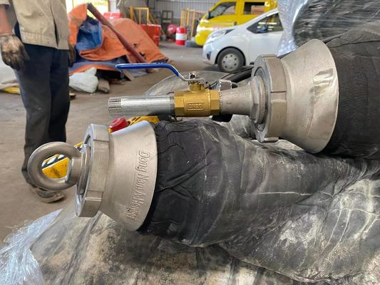 Chất lượng Túi khí cao su bơm hơi hàng hải 1,8 * 12m để hạ thủy thuyền nhà máy sản xuất