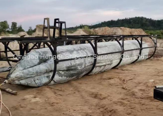 Chất lượng ISO 14409 Certified Marine Rubber Airbag with 80 kPa Working Pressure and Natural Rubber Construction Nhà máy